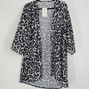 PINK MILLY Leopard Print Kimono OS - NW!
